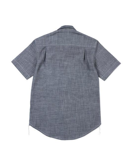 Alternates & Co. Lot.0401 Chambray Work Shirt (Short Sleeve)