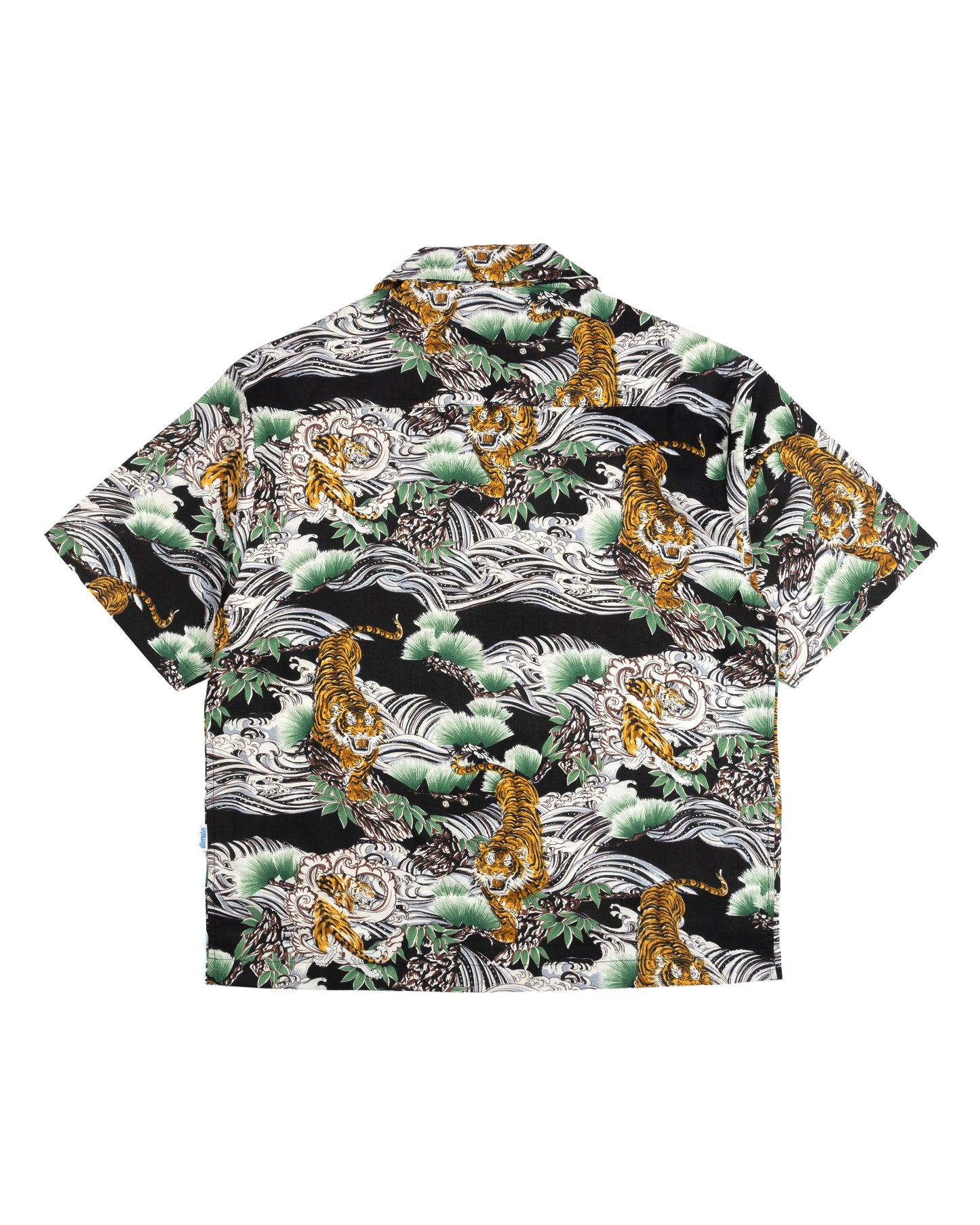 Alternates & Co. Hawaii Tiger Open Shirt (Black)