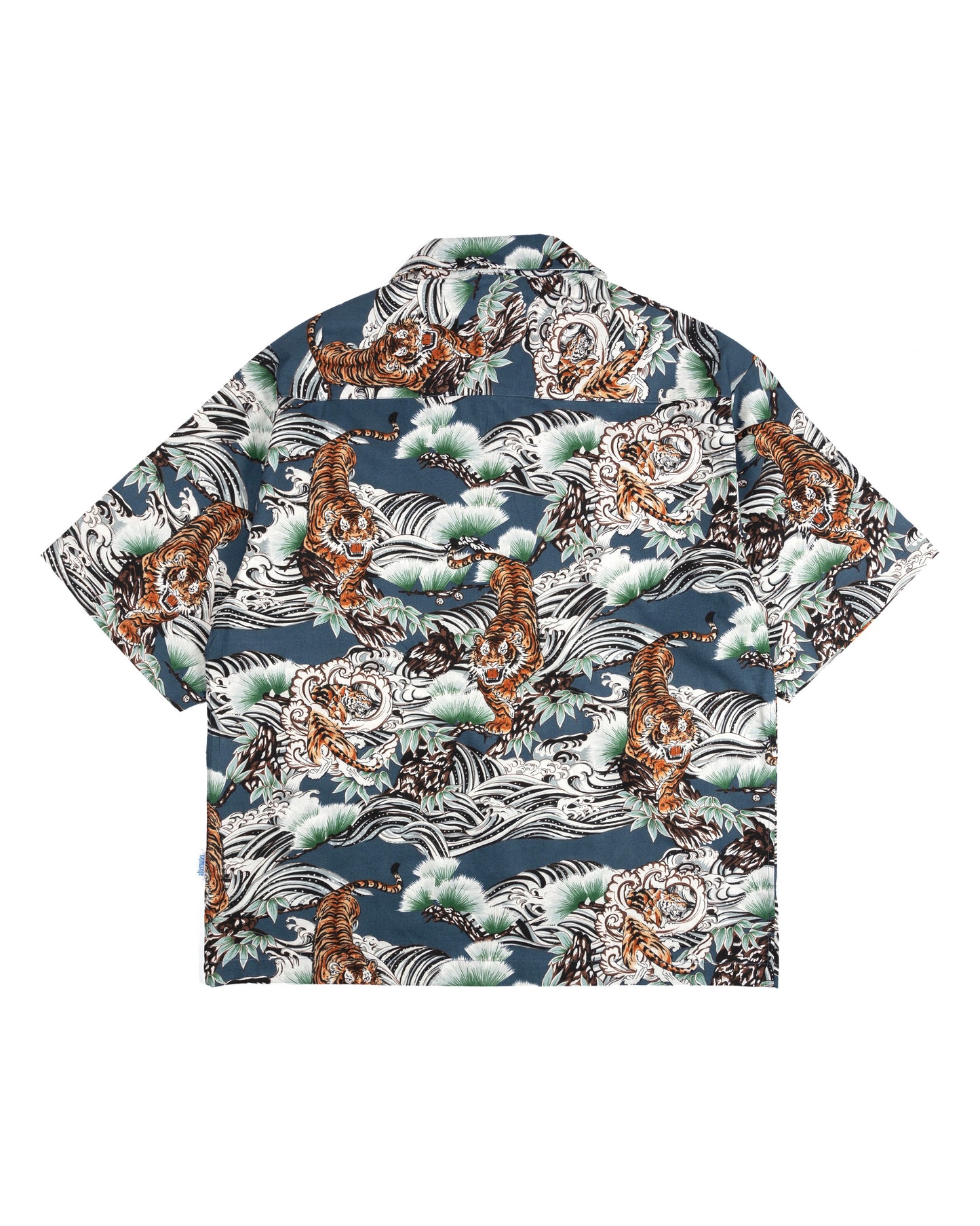 Alternates & Co. Hawaii Tiger Open Shirt (Blue)