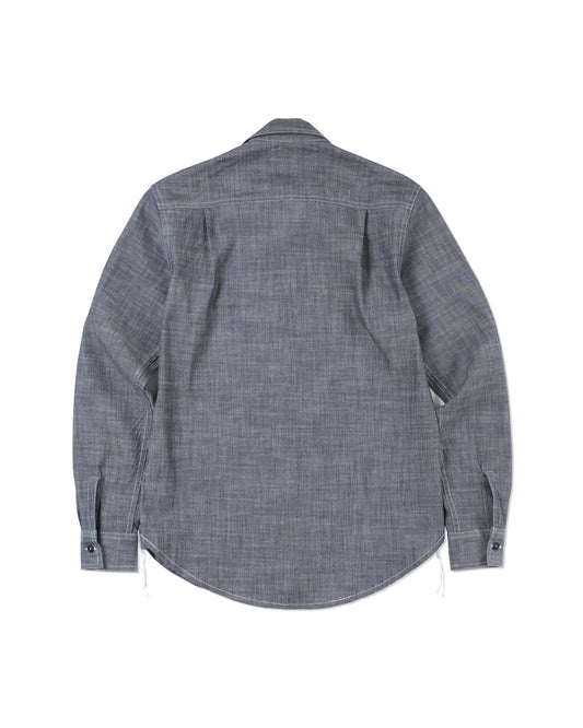 Alternates & Co. Lot.0401 Chambray Work Shirt (Long Sleeve)