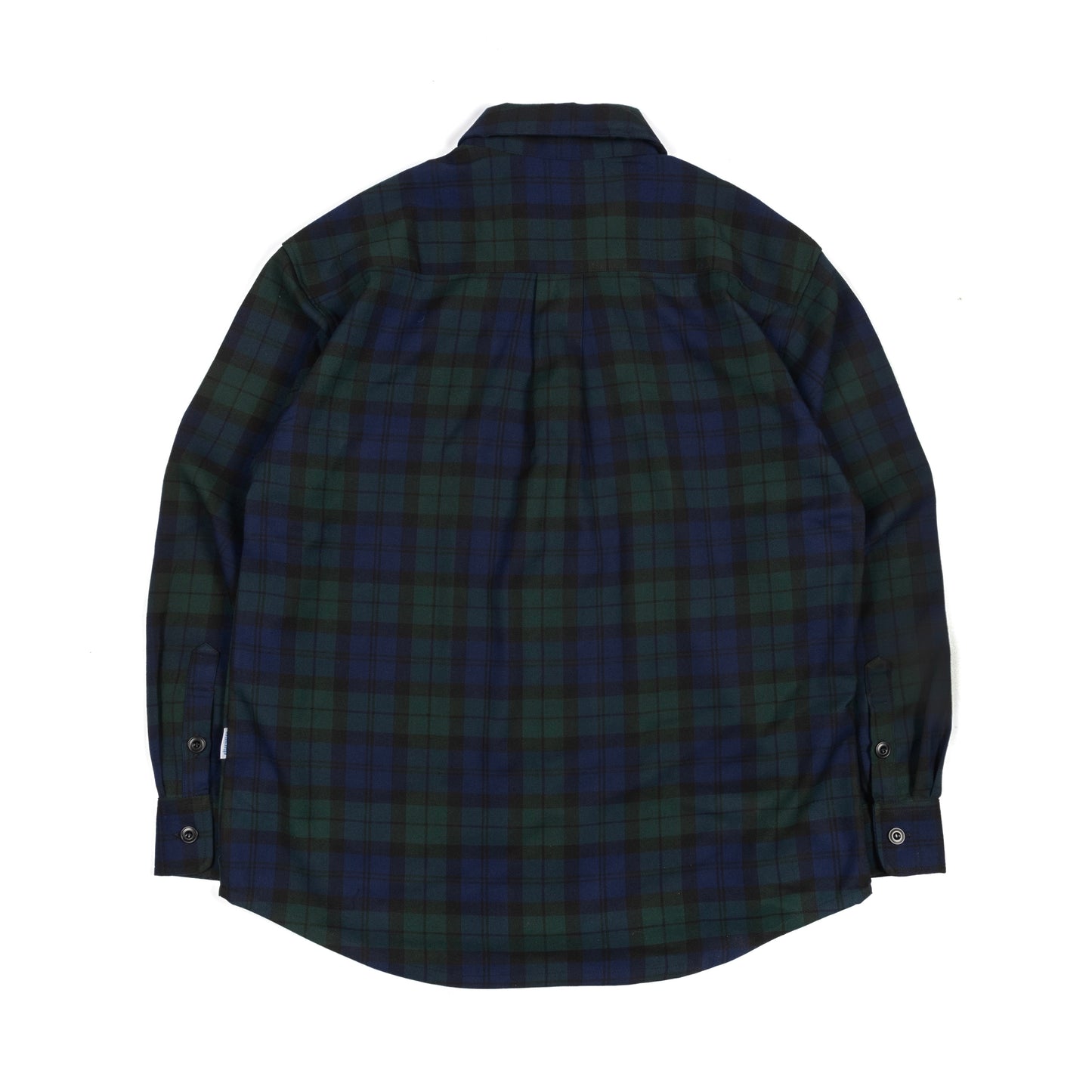 Alternates & Co. Check Open Shirt embroidery logo (Long Sleeve)