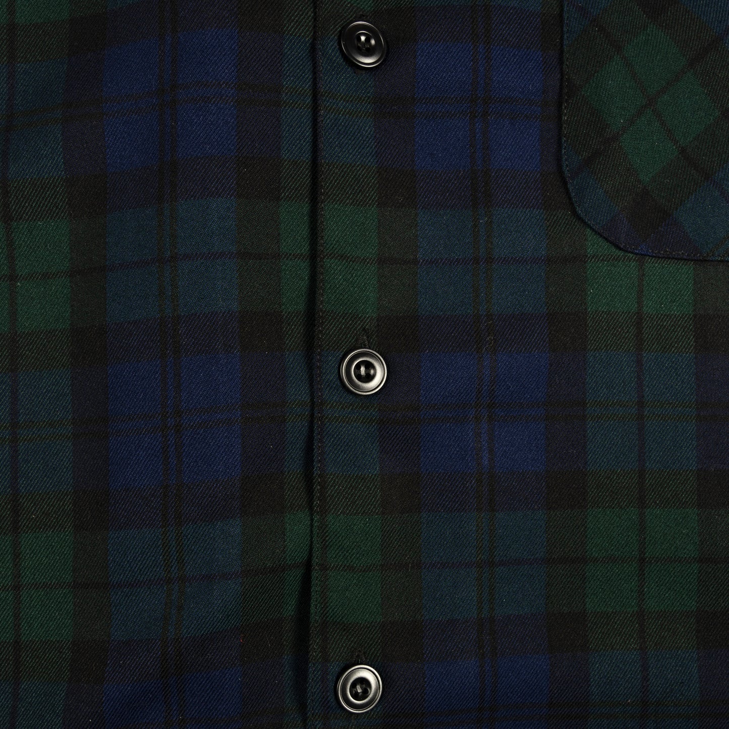 Alternates & Co. Check Open Shirt embroidery logo (Long Sleeve)