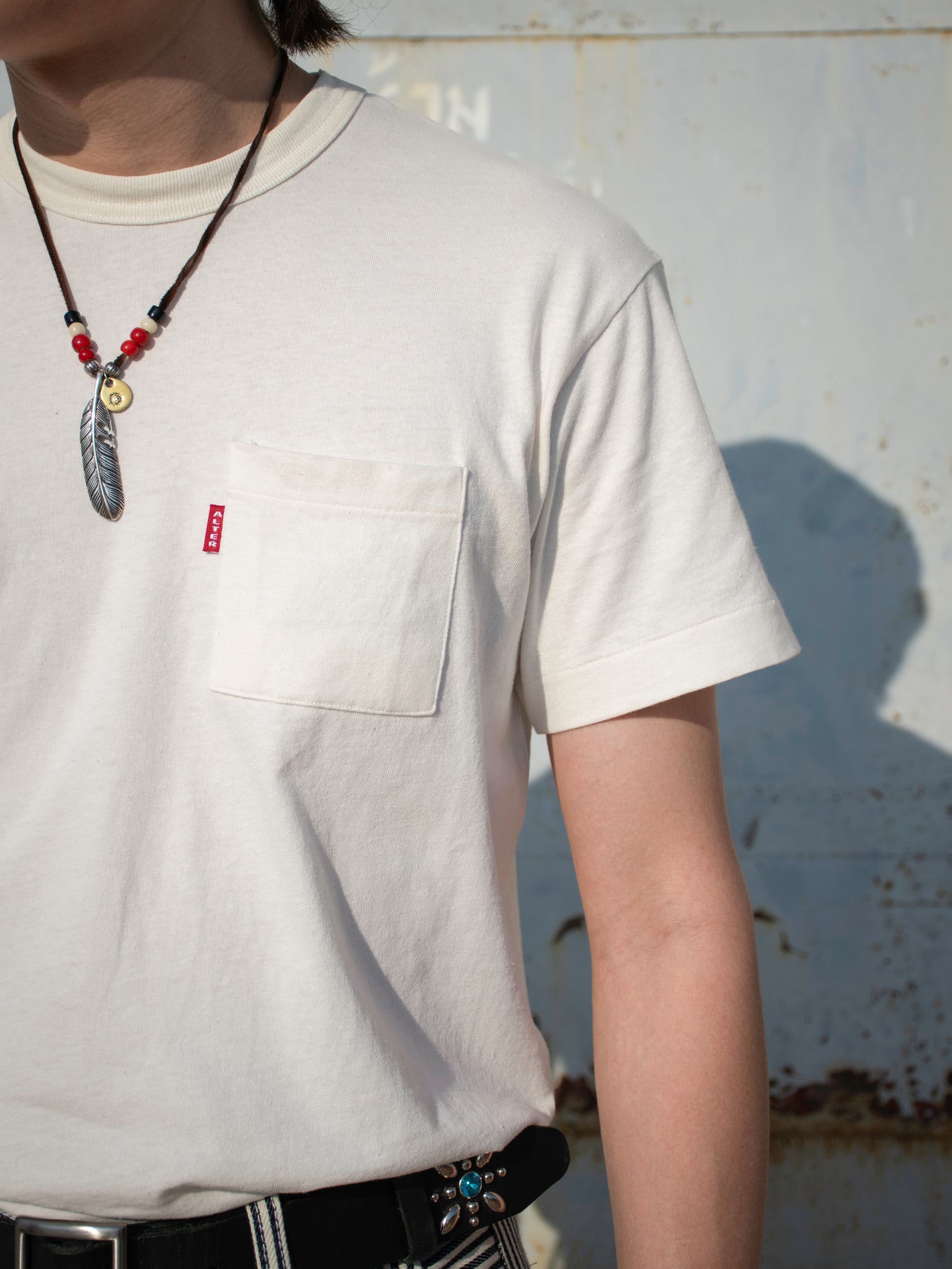 Alternates & Co. One Pocket Tee Single Stitch Selvedge Pocket