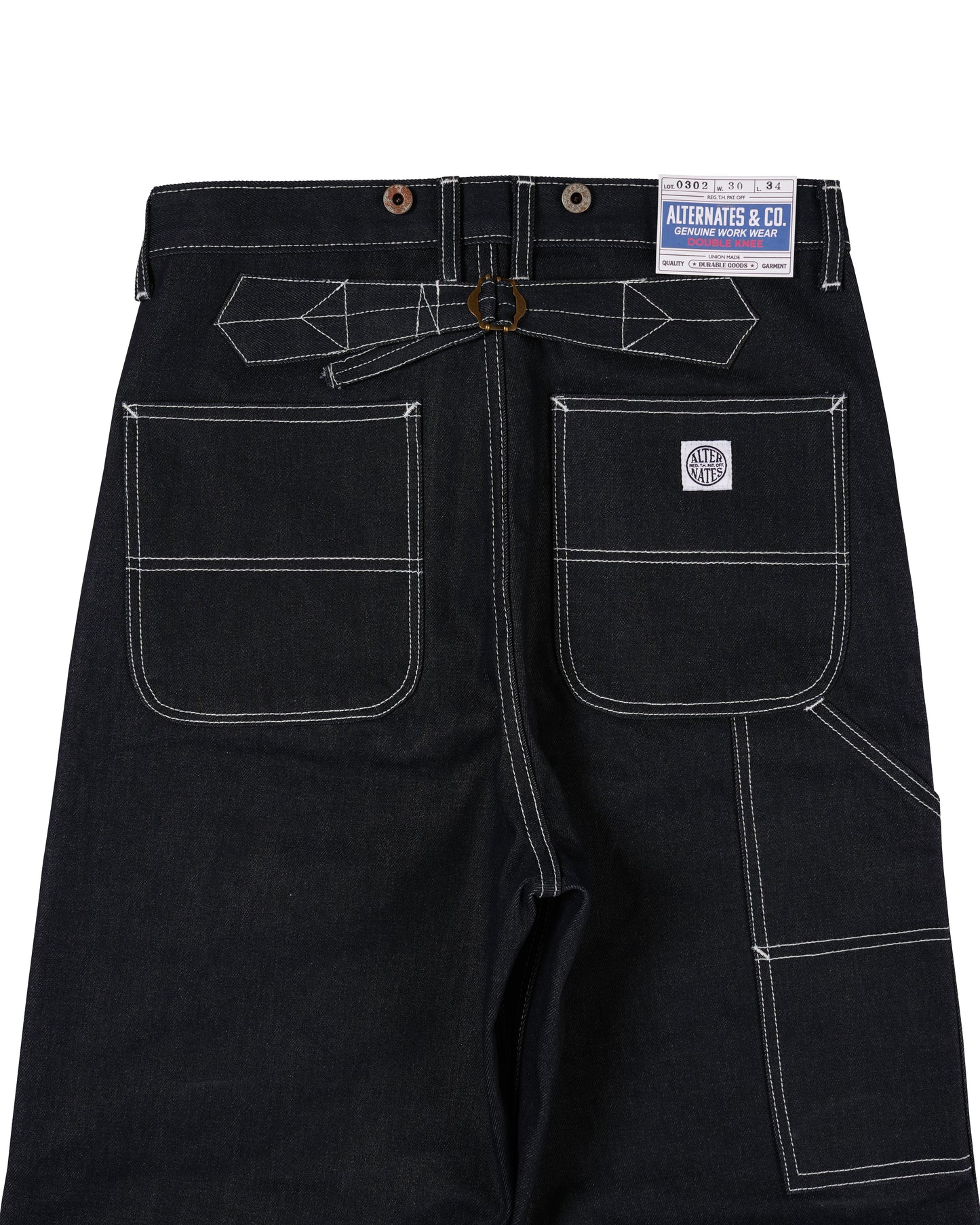 Alternates & Co. Lot.0302 Carpenter Denim Utility Pants 14.2oz