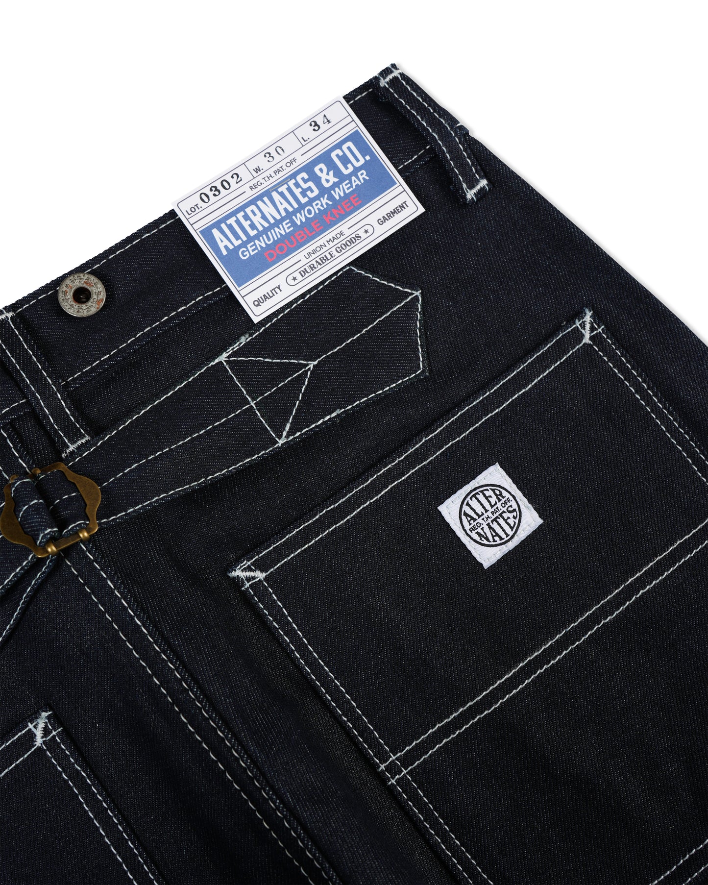 Alternates & Co. Lot.0302 Carpenter Denim Utility Pants 14.2oz