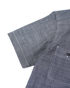 Alternates & Co. Lot.0401 Chambray Work Shirt (Short Sleeve)
