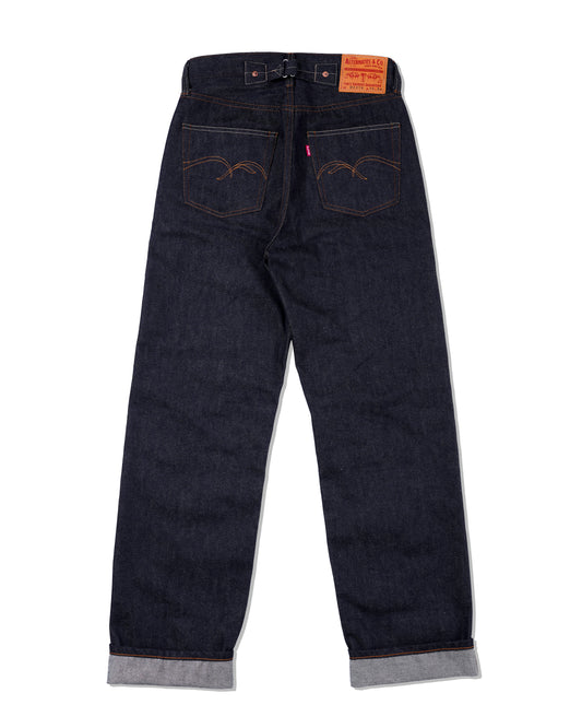 Alternates & Co. Lot.0137S 14oz. High-Waist Denim Wide Pants [ 1937 Model ]