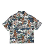 Alternates & Co. Hawaii Tiger Open Shirt (Blue)
