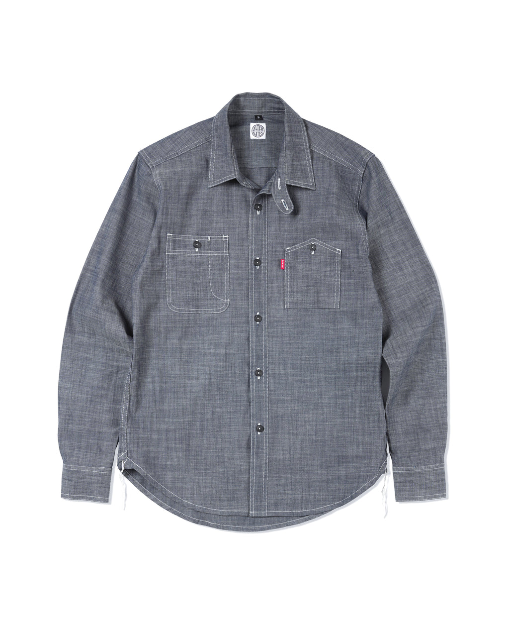 Alternates & Co. Lot.0401 Chambray Work Shirt (Long Sleeve)