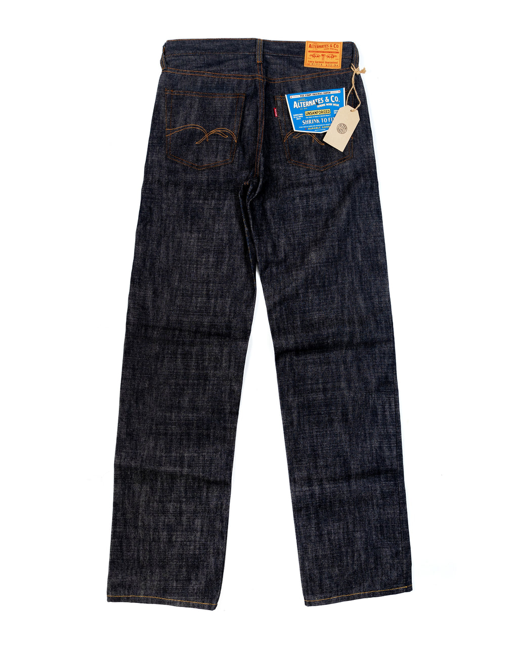 Alternates & Co. Lot.0102A 15.7oz Mid-Waist Denim Straight Leg [ 1955 Model ]