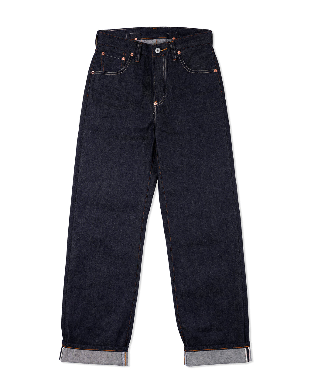 Alternates & Co. Lot.0137S 14oz. High-Waist Denim Wide Pants [ 1937 Model ]