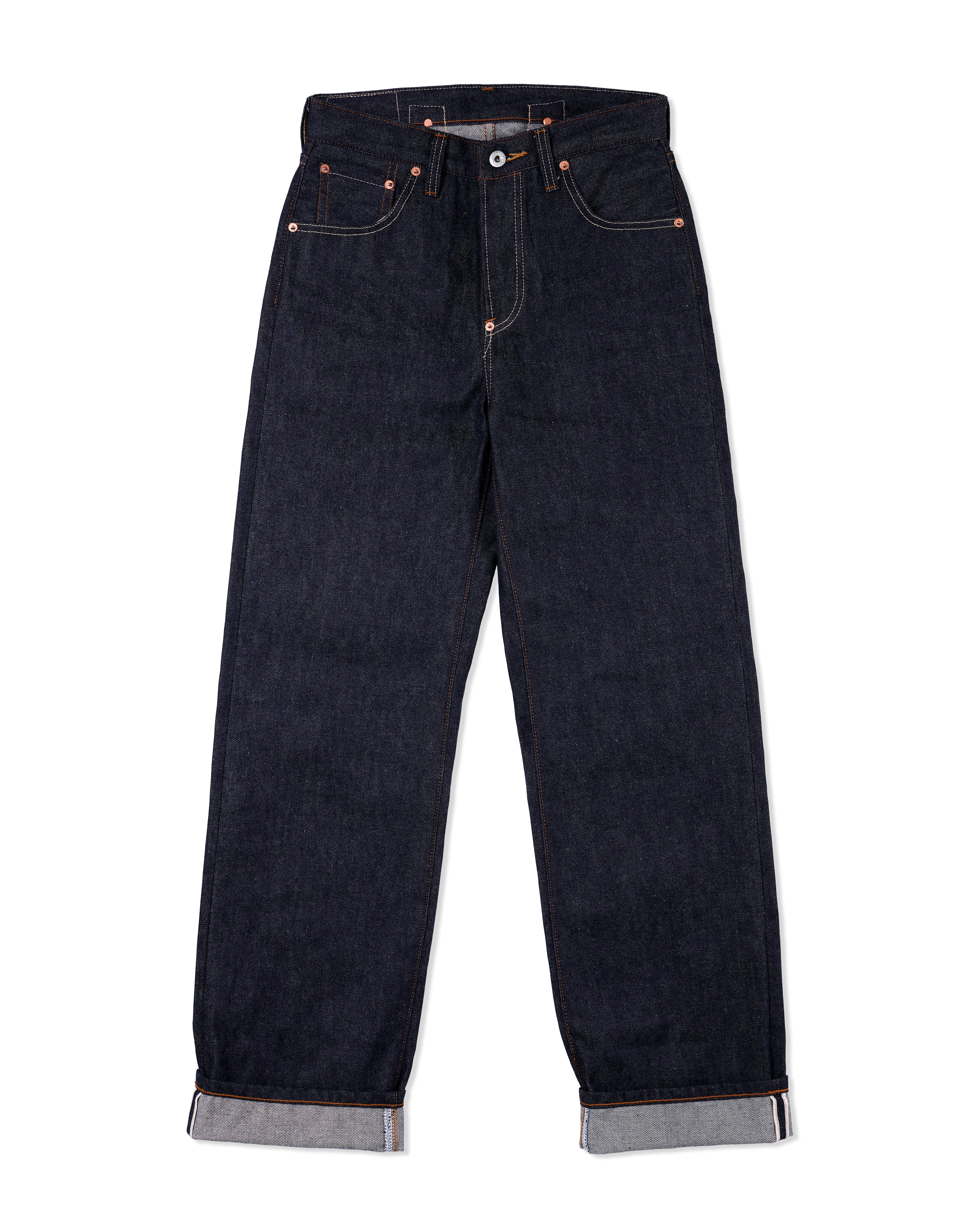 Alternates & Co. Lot.0137S 14oz. High-Waist Denim Wide Pants [ 1937 Model ]