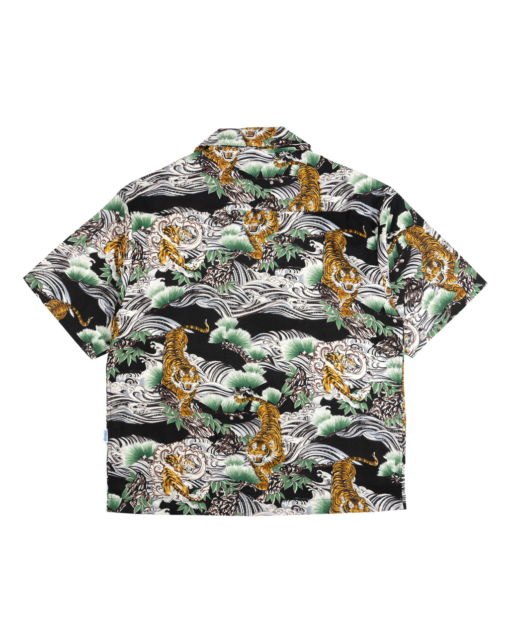 Alternates & Co. Hawaii Tiger Open Shirt (Black)