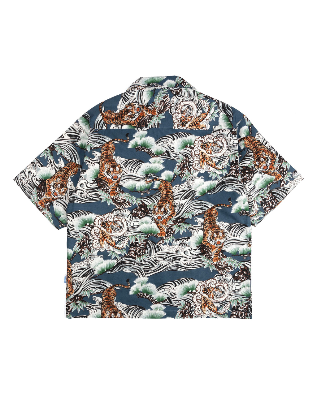 Alternates & Co. Hawaii Tiger Open Shirt (Blue)