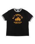 Alternates & Co. Motorcycle Club Ringer Tee (Black)