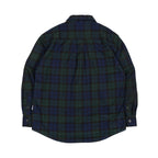 Alternates & Co. Check Open Shirt embroidery logo (Long Sleeve)