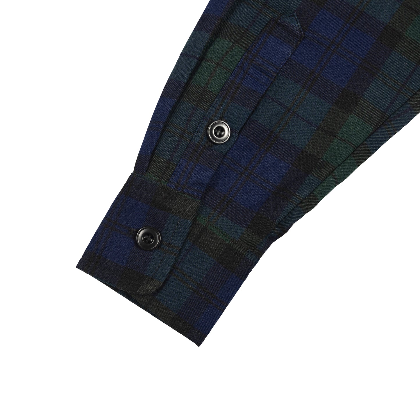 Alternates & Co. Check Open Shirt embroidery logo (Long Sleeve)