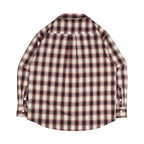 Alternates & Co. Check Open Shirt embroidery logo (Long Sleeve)