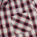 Alternates & Co. Check Open Shirt embroidery logo (Long Sleeve)