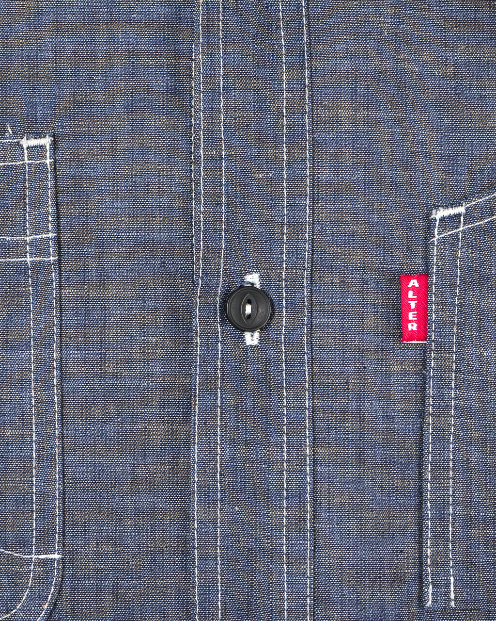 Alternates & Co. Lot.0401 Chambray Work Shirt (Short Sleeve)