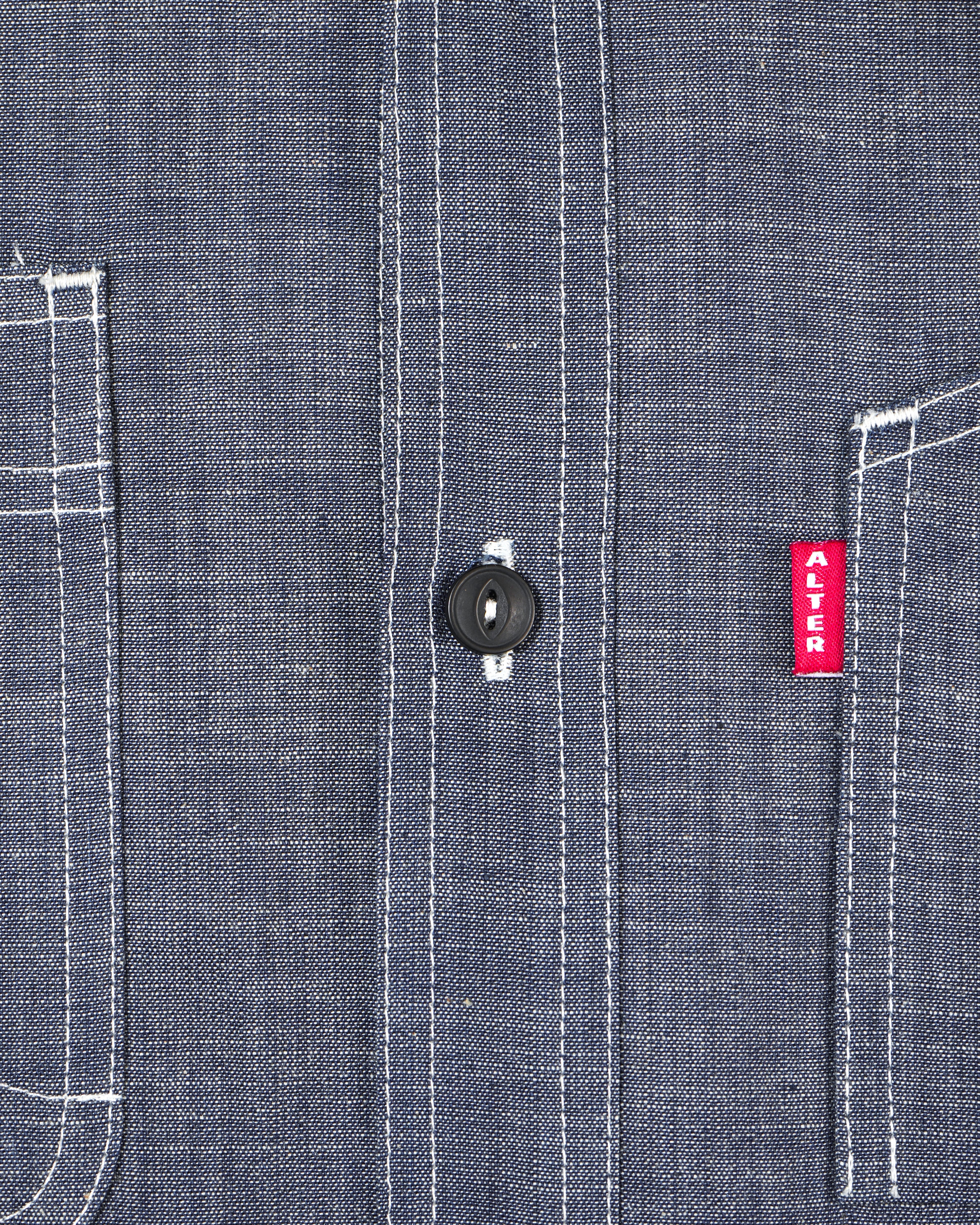Alternates & Co. Lot.0401 Chambray Work Shirt (Short Sleeve)