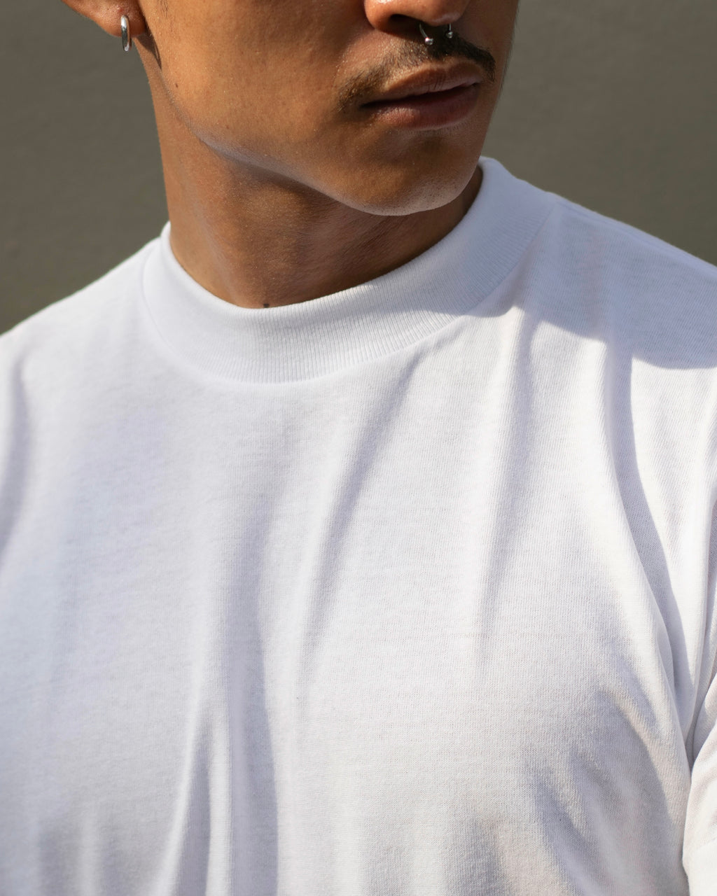 Alternates & Co. Plain T-Shirt 70's Pattern Cotton 60/40