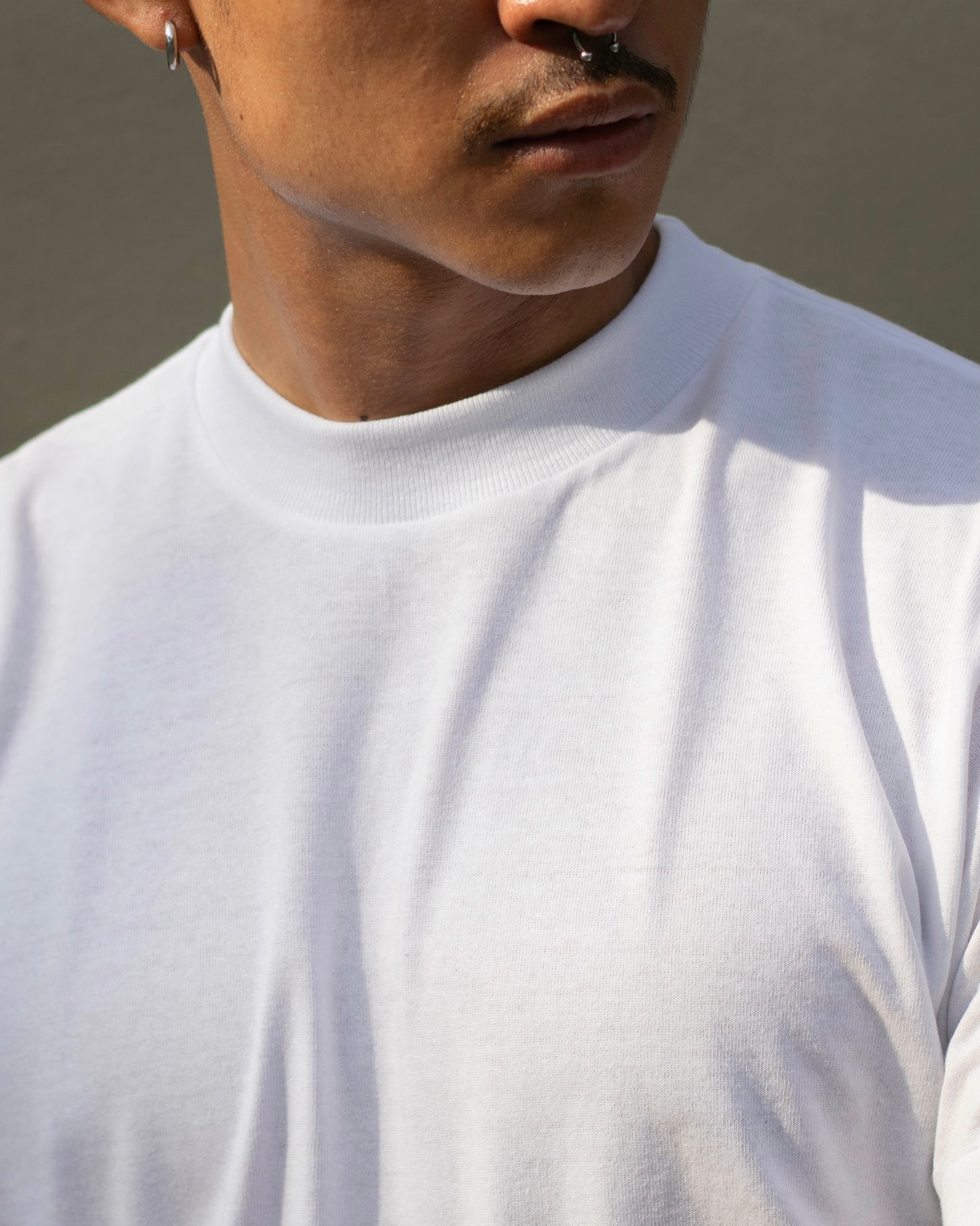 Alternates & Co. Plain T-Shirt 70's Pattern Cotton 60/40