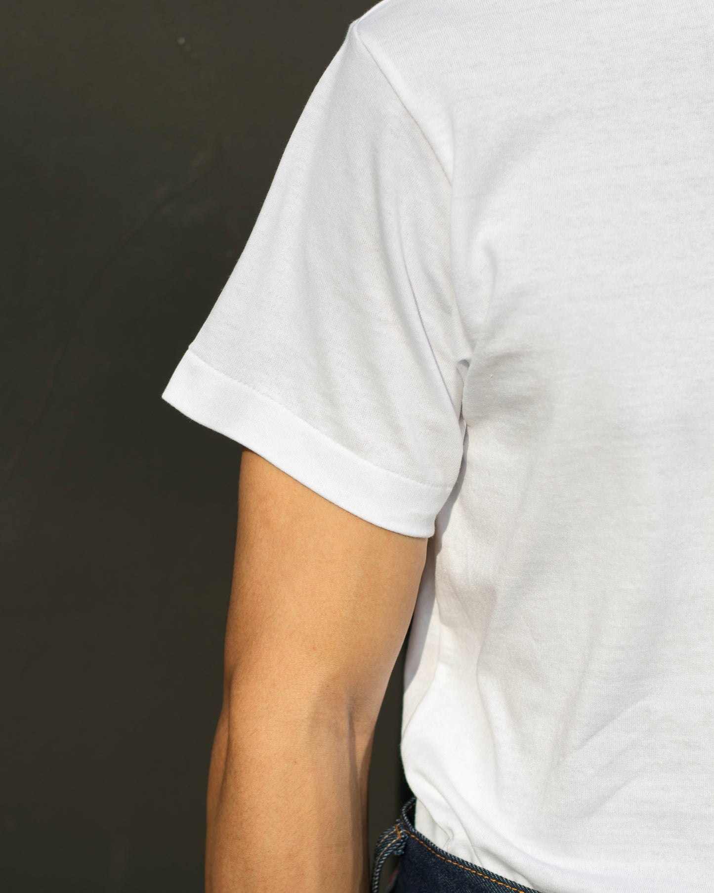 Alternates & Co. Plain T-Shirt 70's Pattern Cotton 60/40