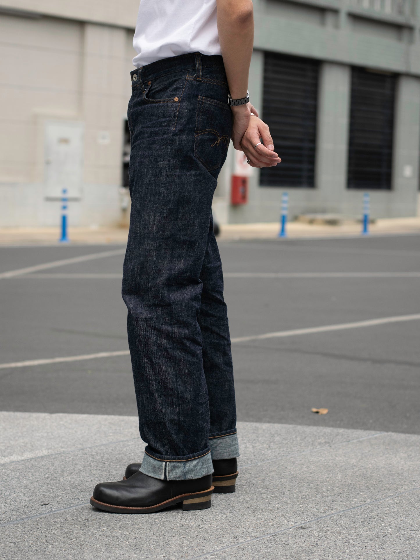 Alternates & Co. Lot.0102A 15.7oz Mid-Waist Denim Straight Leg [ 1955 Model ]