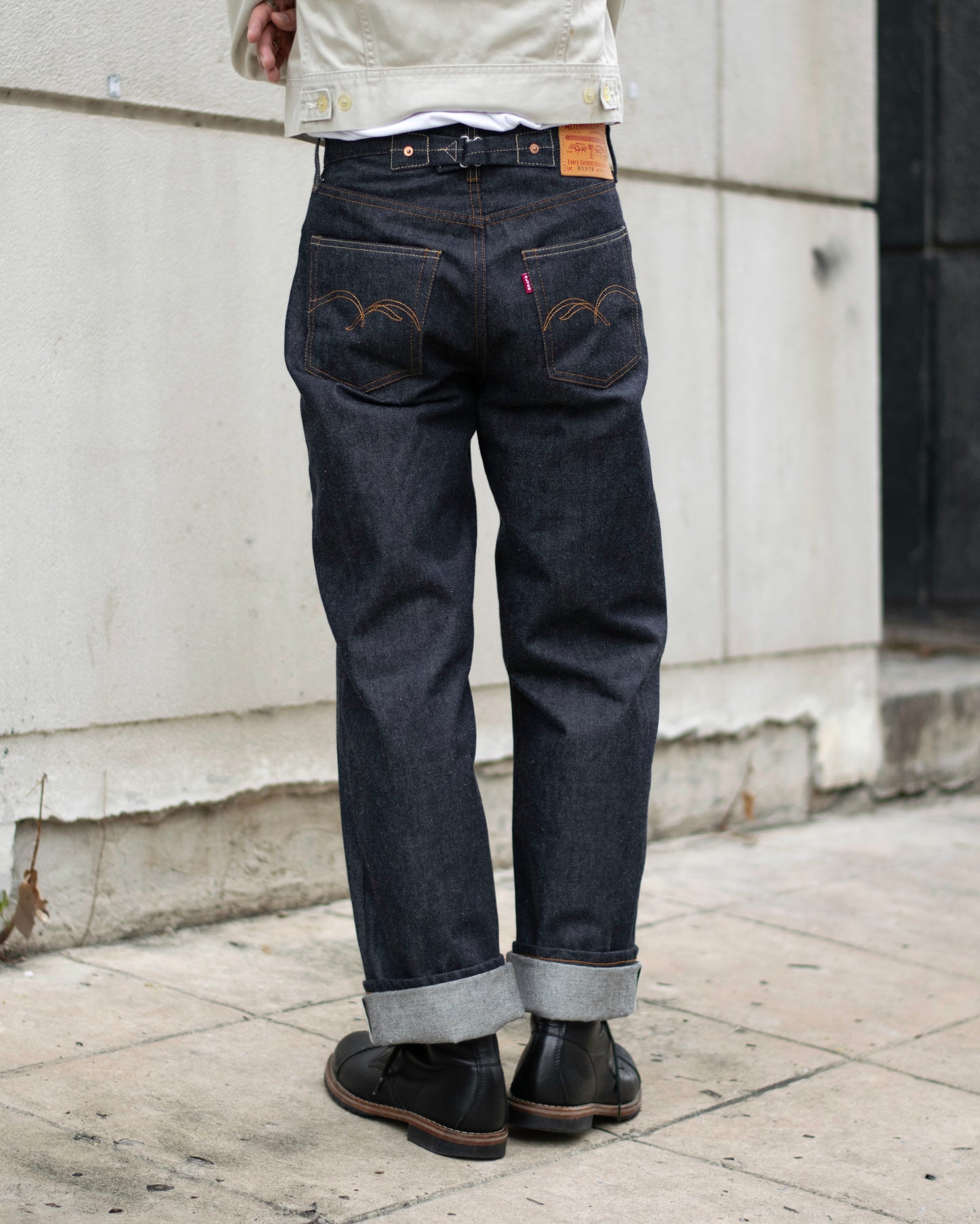 Alternates & Co. Lot.0137S 14oz. High-Waist Denim Wide Pants [ 1937 Model ]