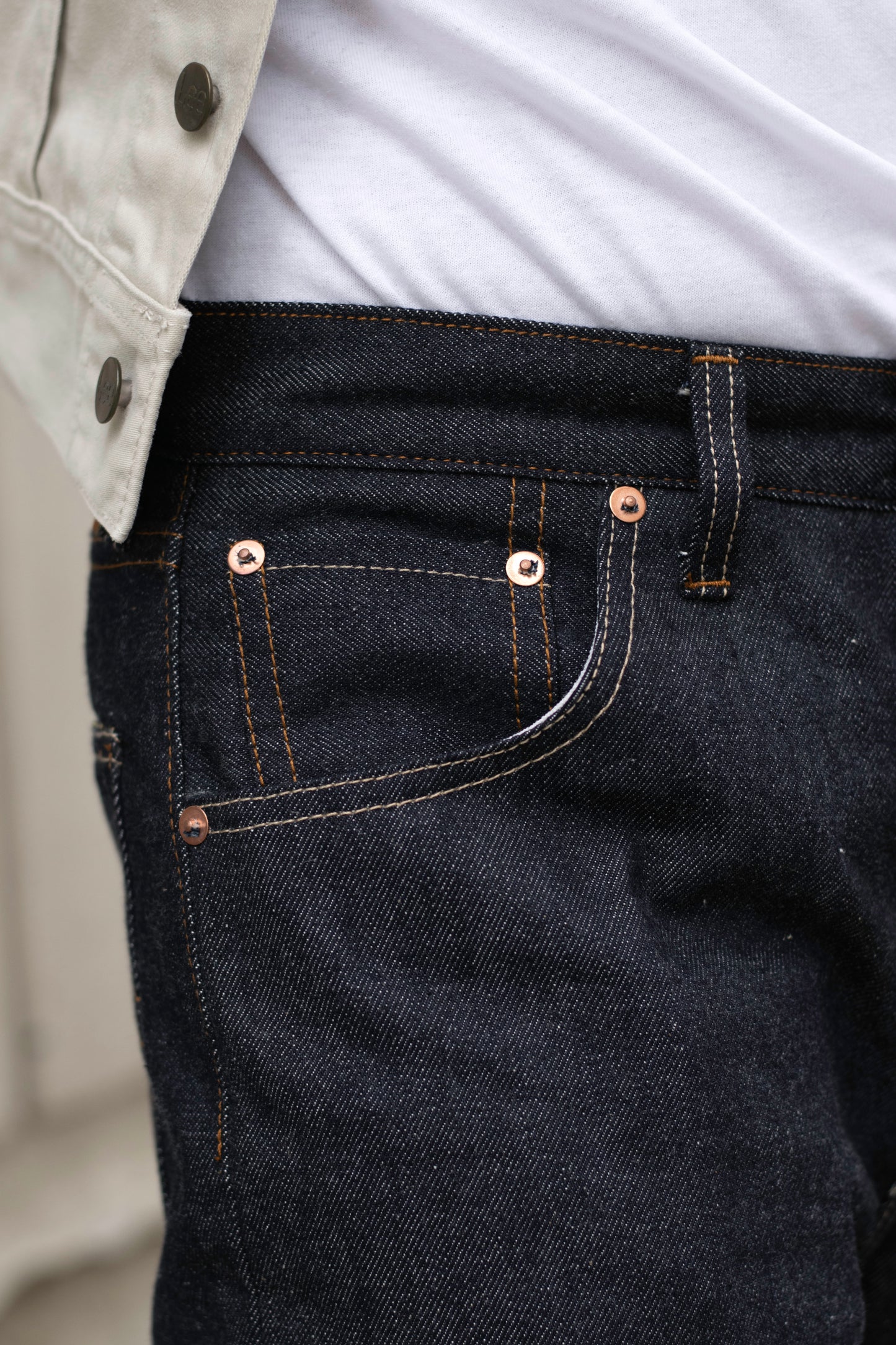 Alternates & Co. Lot.0137S 14oz. High-Waist Denim Wide Pants [ 1937 Model ]