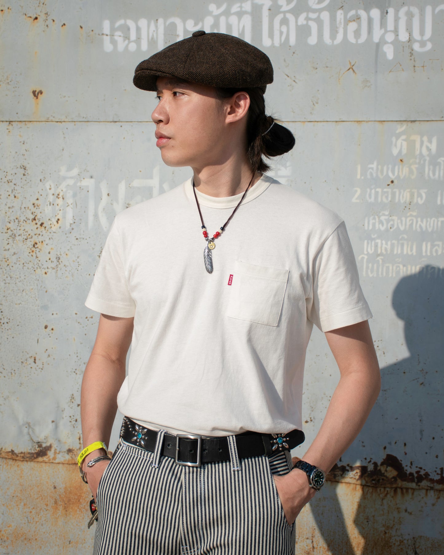 Alternates & Co. One Pocket Tee Single Stitch Selvedge Pocket
