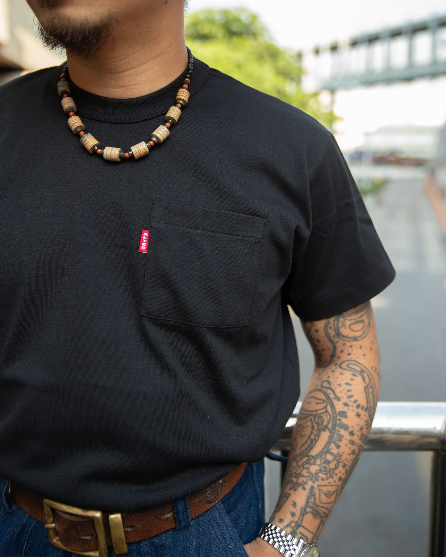Alternates & Co. One Pocket Tee Single Stitch Selvedge Pocket