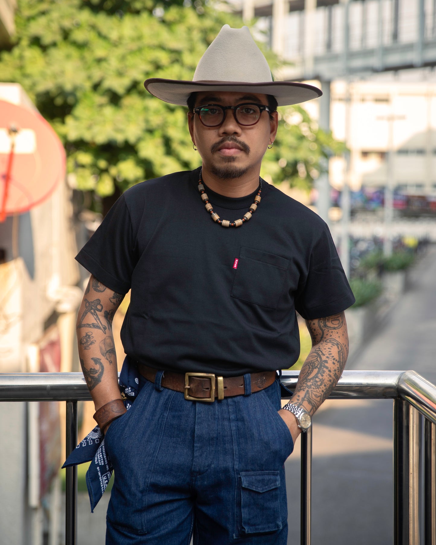 Alternates & Co. One Pocket Tee Single Stitch Selvedge Pocket