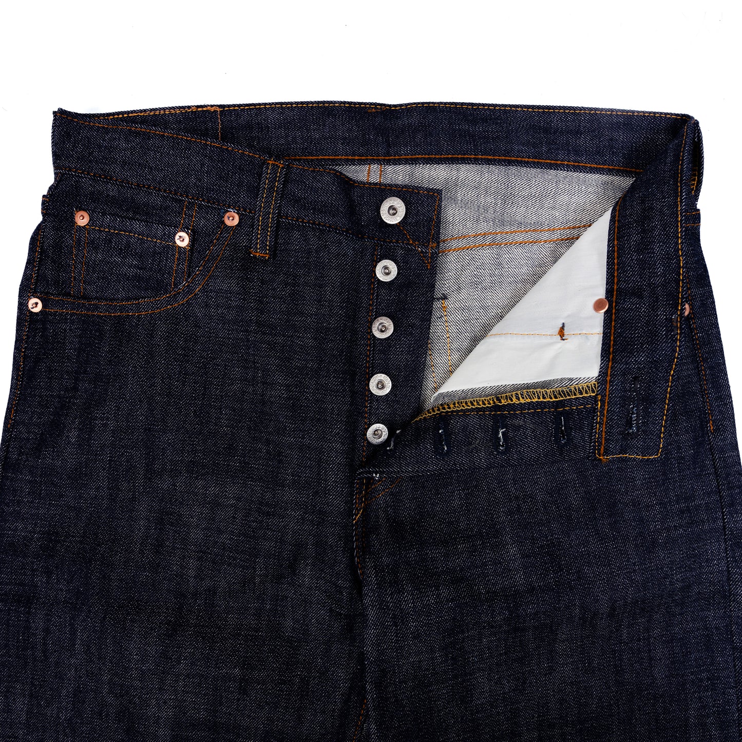 Alternates & Co. Lot.0102A 15.7oz Mid-Waist Denim Straight Leg [ 1955 Model ]