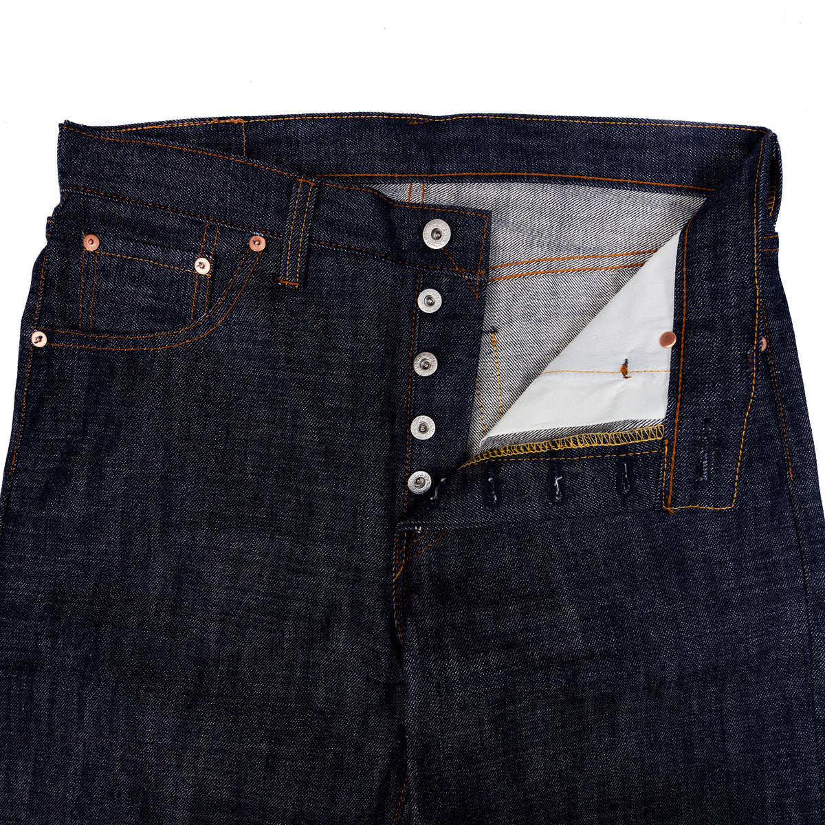 Alternates & Co. Lot.0102A 15.7oz Mid-Waist Denim Straight Leg [ 1955 Model ]