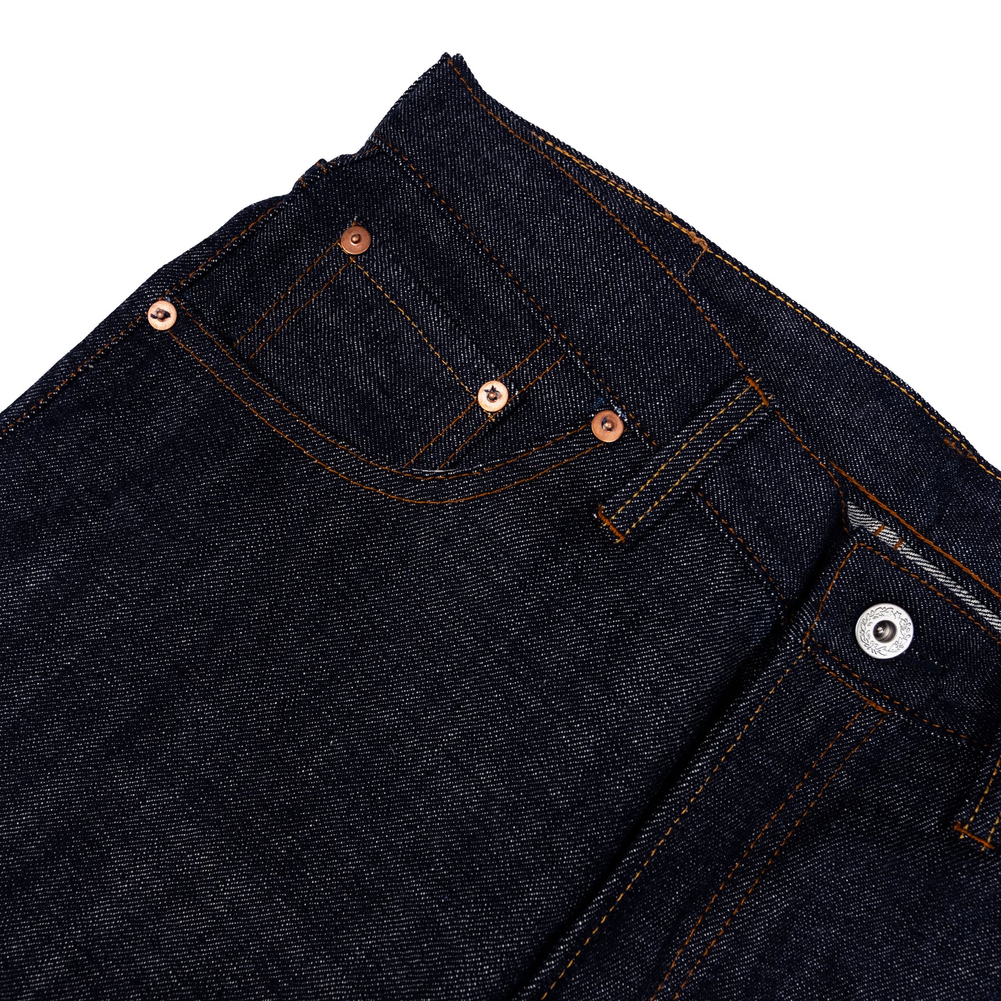 Alternates & Co. Lot.0102A 15.7oz Mid-Waist Denim Straight Leg [ 1955 Model ]