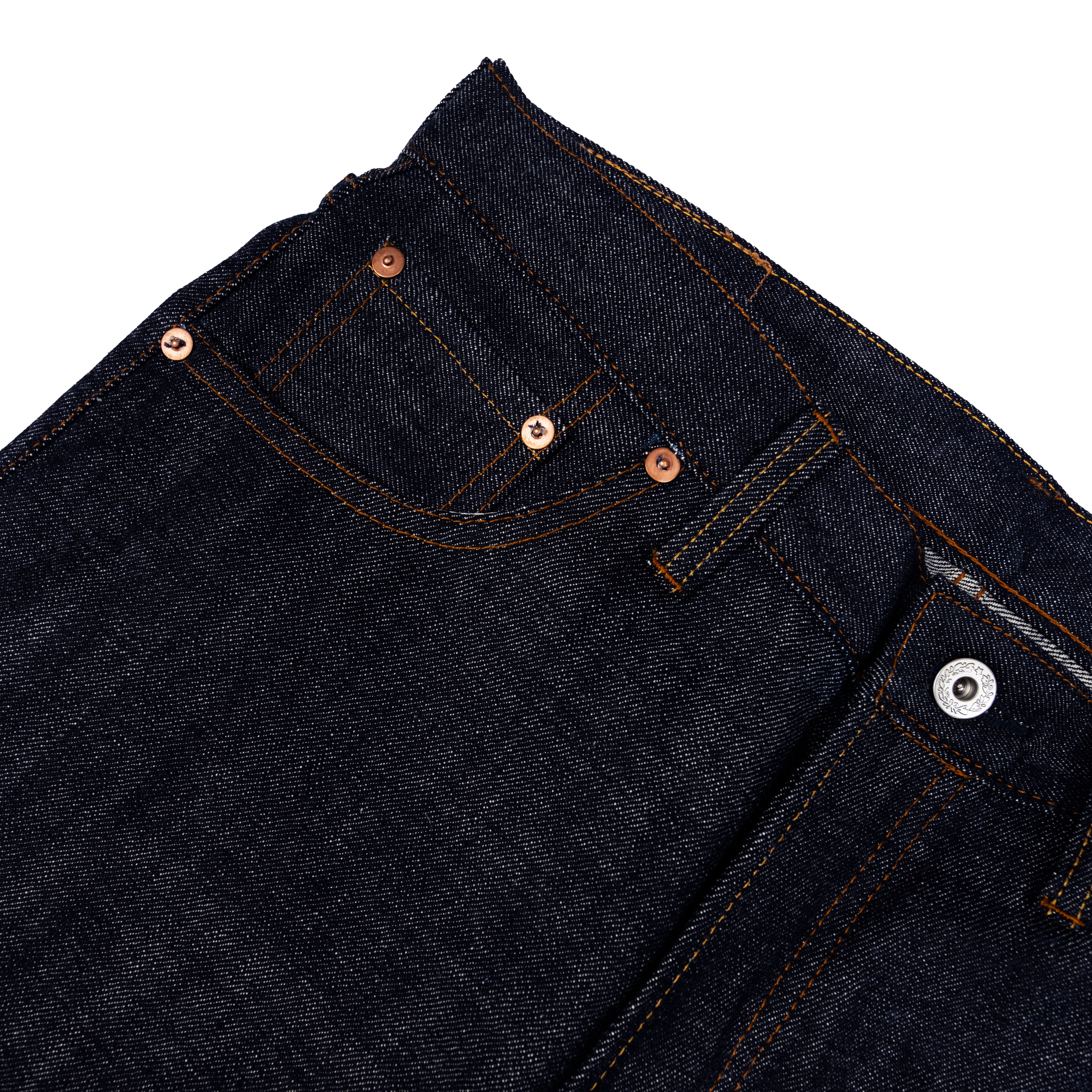 Alternates & Co. Lot.0102A 15.7oz Mid-Waist Denim Straight Leg [ 1955 Model ]