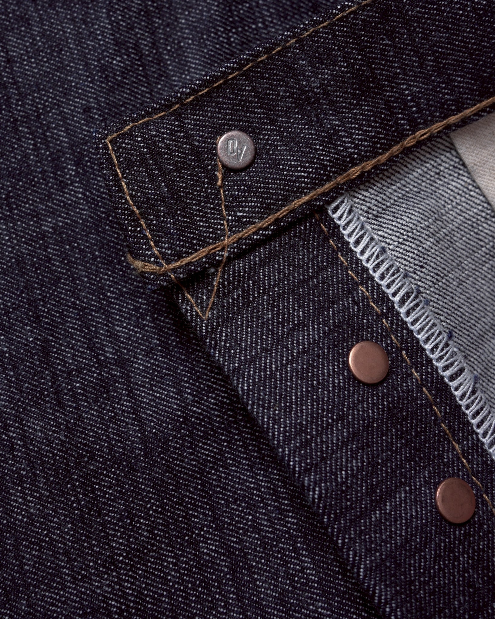 [ Pre-Order ] ALTERNATES X ORIFANT 16.7oz Denim Pants Horizontal Slubby Cotton