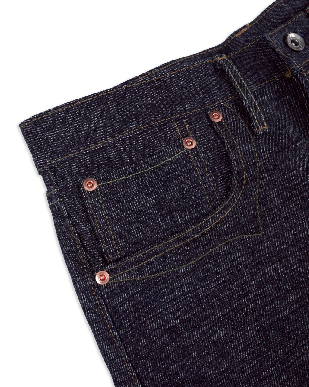 [ Pre-Order ] ALTERNATES X ORIFANT 16.7oz Denim Pants Horizontal Slubby Cotton