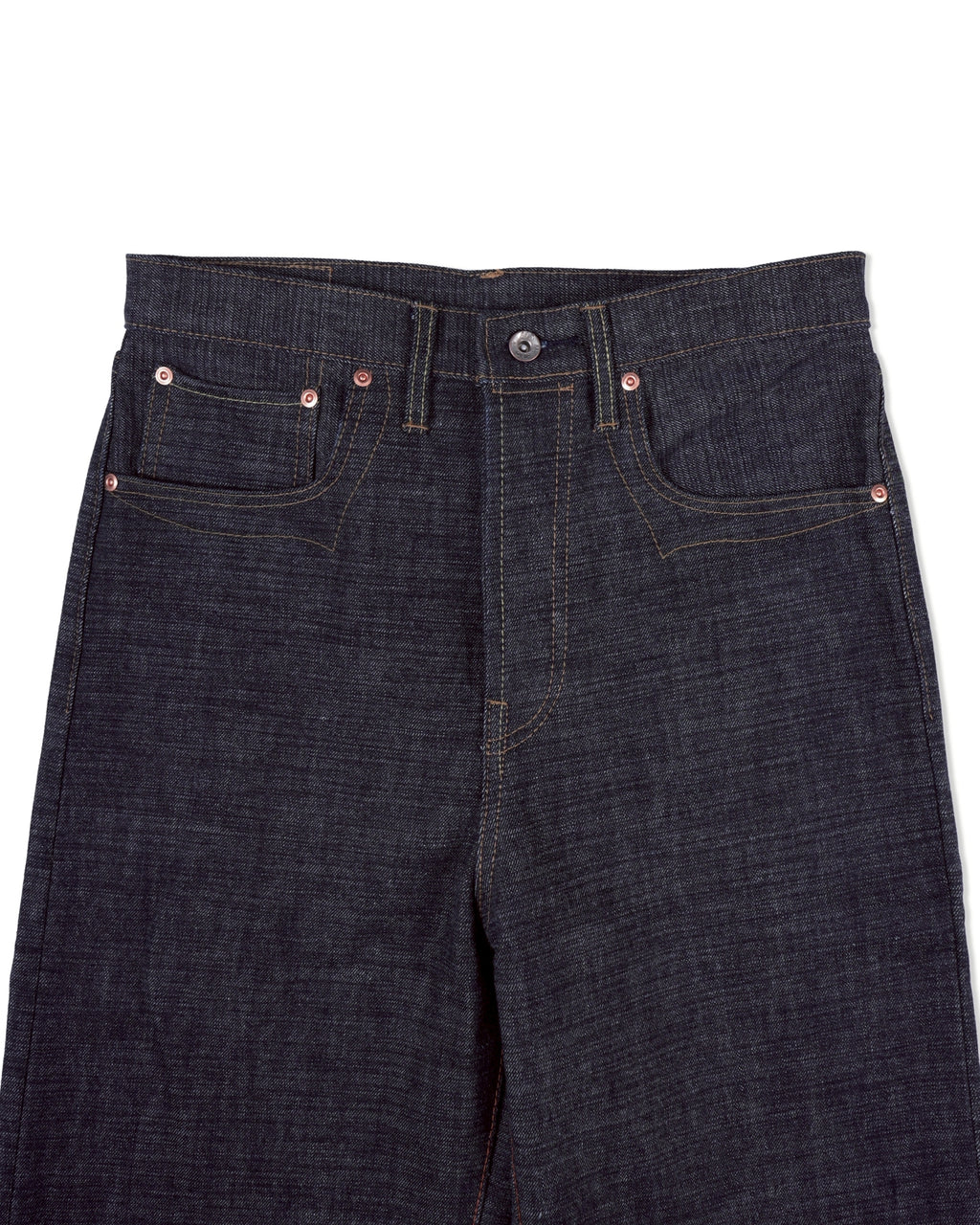 [ Pre-Order ] ALTERNATES X ORIFANT 16.7oz Denim Pants Horizontal Slubby Cotton