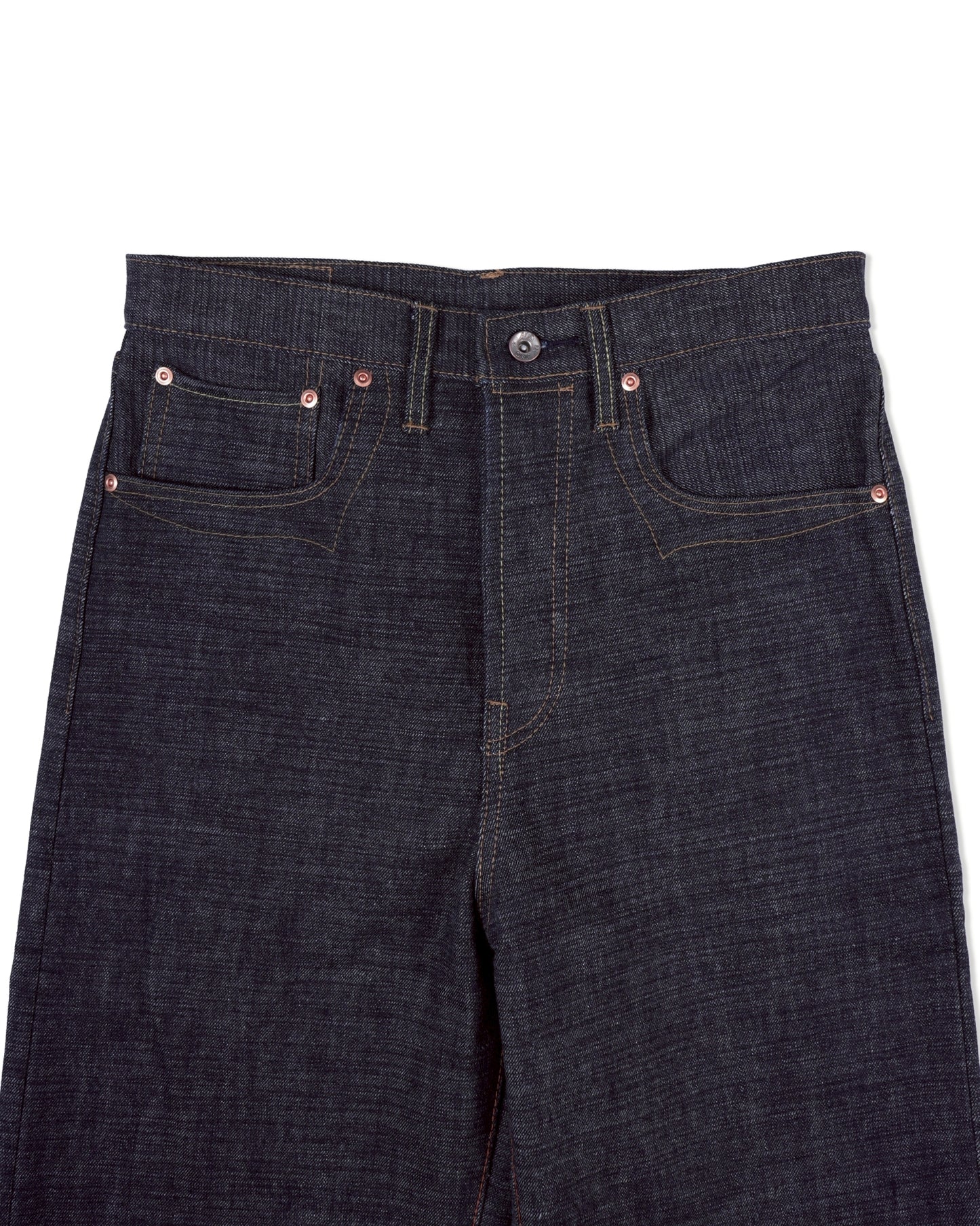 [ Pre-Order ] ALTERNATES X ORIFANT 16.7oz Denim Pants Horizontal Slubby Cotton