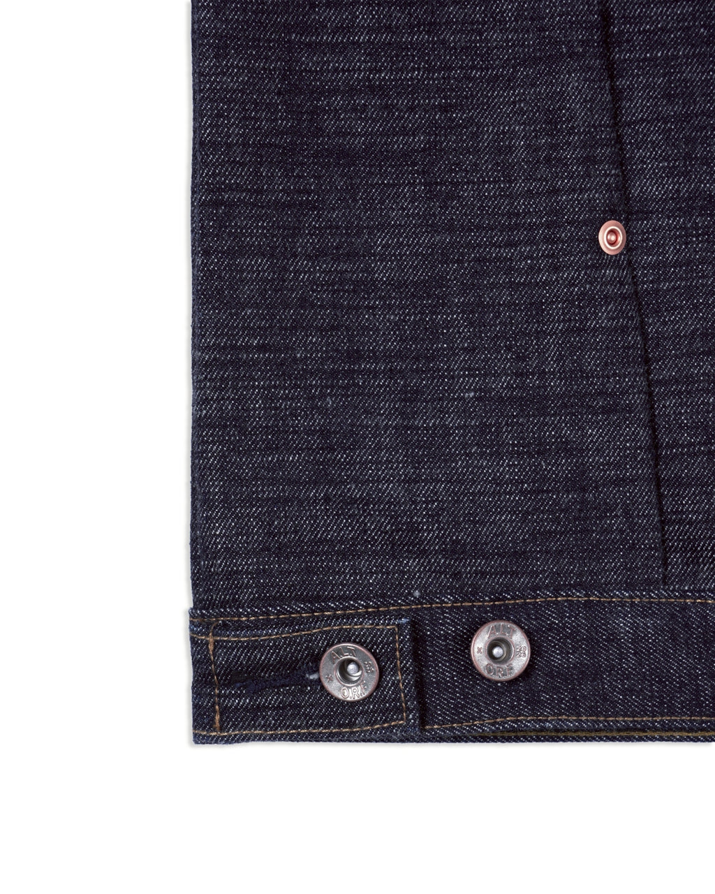 [ Pre-Order ] ALTERNATES X ORIFANT 16.7oz Denim Jacket Horizontal Slubby Cotton