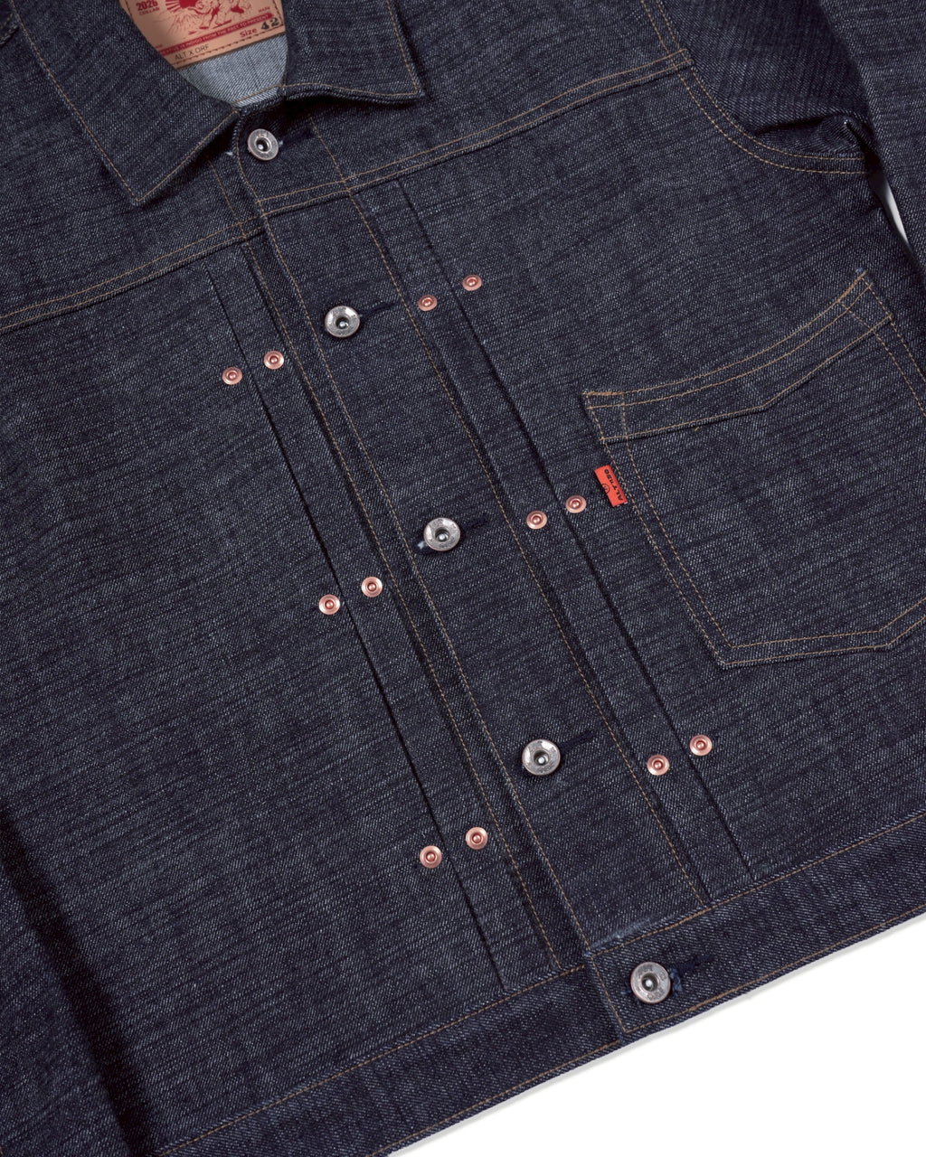 [ Pre-Order ] ALTERNATES X ORIFANT 16.7oz Denim Jacket Horizontal Slubby Cotton