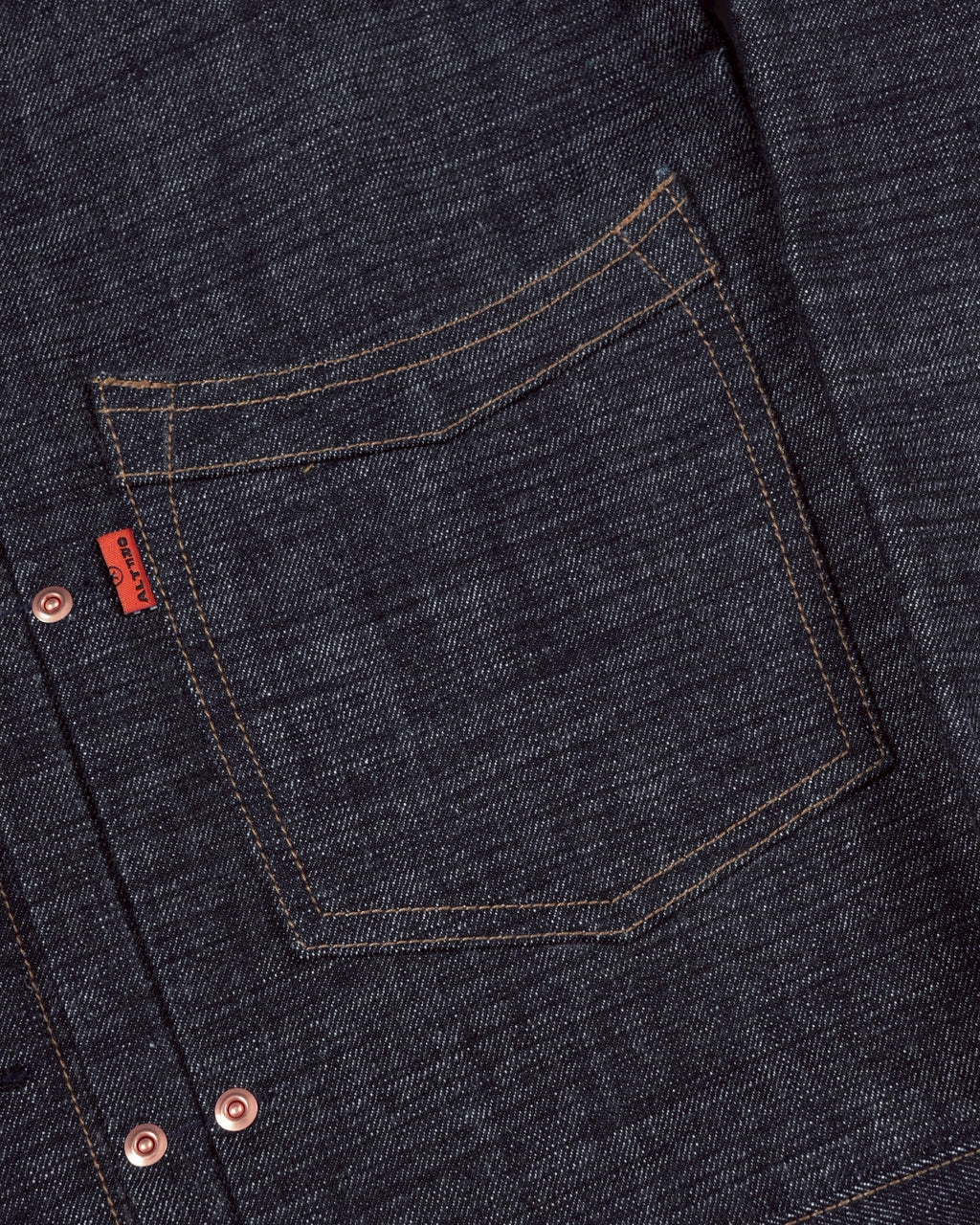 [ Pre-Order ] ALTERNATES X ORIFANT 16.7oz Denim Jacket Horizontal Slubby Cotton