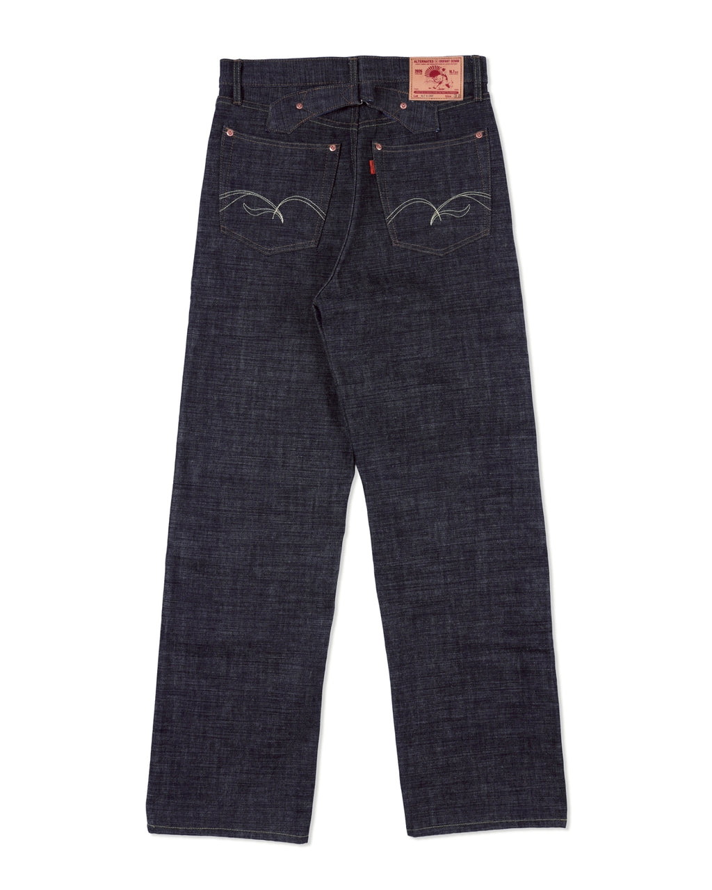 [ Pre-Order ] ALTERNATES X ORIFANT 16.7oz Denim Pants Horizontal Slubby Cotton