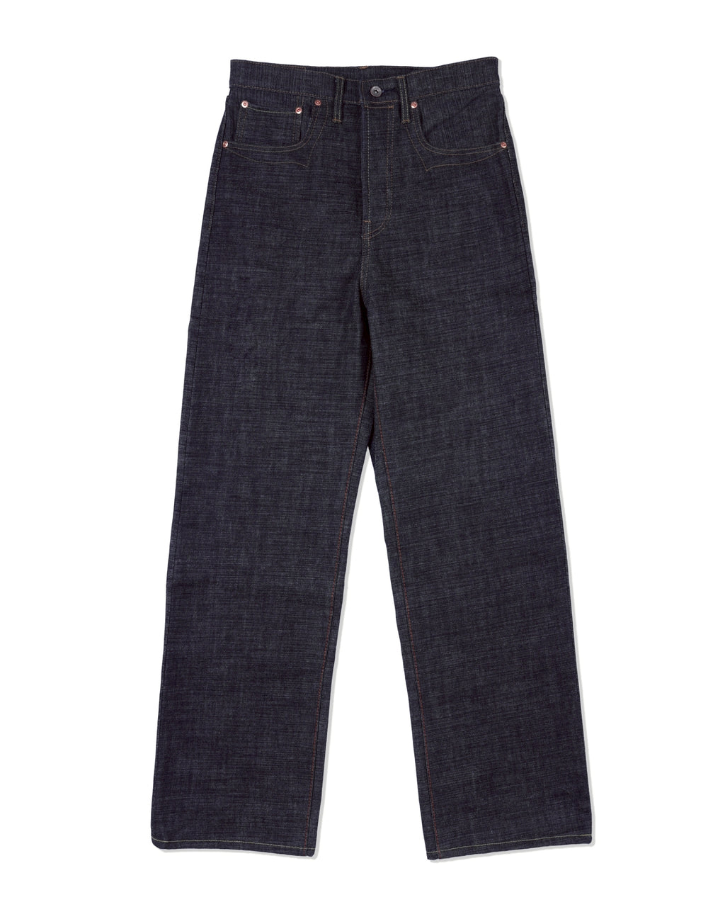 [ Pre-Order ] ALTERNATES X ORIFANT 16.7oz Denim Pants Horizontal Slubby Cotton
