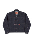 [ Pre-Order ] ALTERNATES X ORIFANT 16.7oz Denim Jacket Horizontal Slubby Cotton