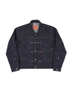[ Pre-Order ] ALTERNATES X ORIFANT 16.7oz Denim Jacket Horizontal Slubby Cotton