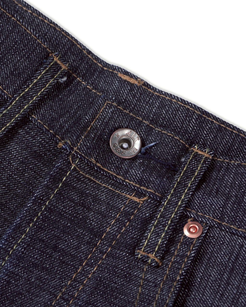 [ Pre-Order ] ALTERNATES X ORIFANT 16.7oz Denim Pants Horizontal Slubby Cotton
